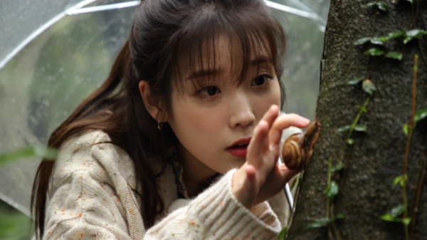 ▲'힐링다큐 나무야 나무야' 아이유(사진제공=KBS 1TV)