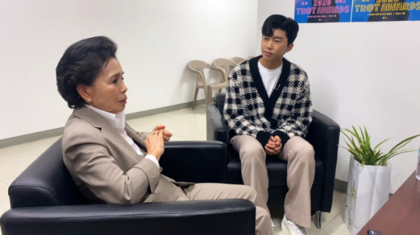 ▲'뽕숭아학당' 임영웅(사진제공 = TV CHOSUN)