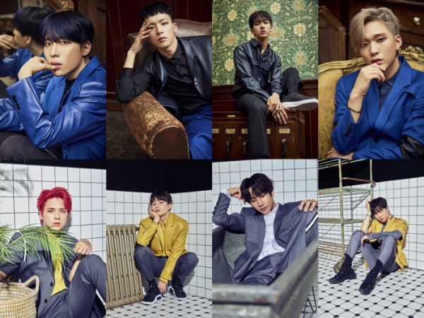 ▲디크런치 O.V, 현호, 정승, 찬영, 현오, 민혁, 딜란, 현욱(사진=아이그랜드코리아(AI GRAND Korea) 제공)