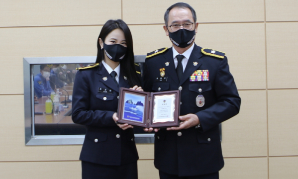 ▲김지민(사진제공=동해지방해양경찰청)