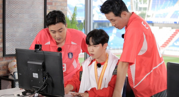 ▲‘위캔게임’ 김재환X안정환X이을용(사진제공=KBS 2TV)