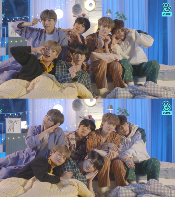 ▲위아이(사진=네이버 V라이브 영상 캡처)