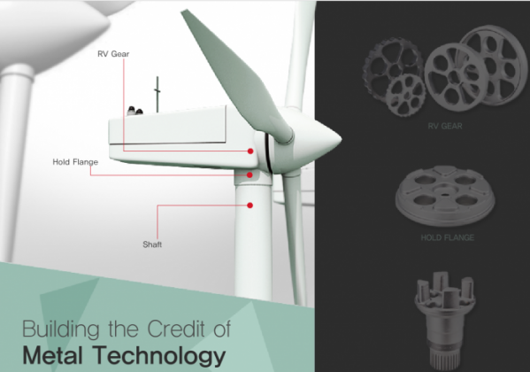 ▲포메탈 풍력 감속 기어 등 (사진=포메탈 홈페이지)