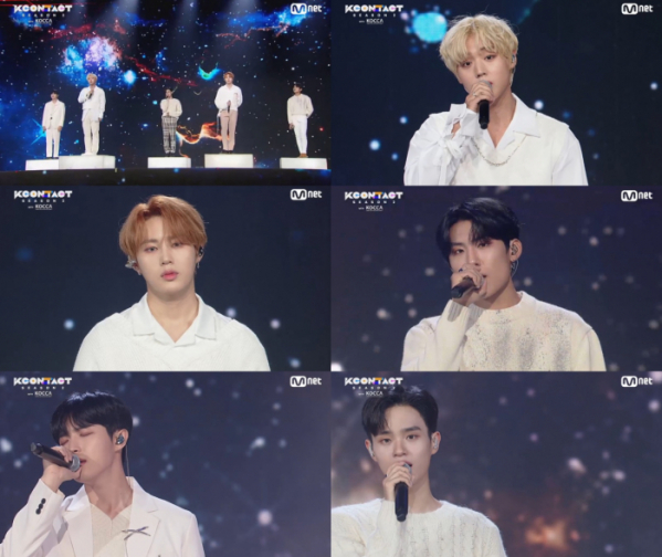 ▲워너원 김재환, 하성운, 박지훈, 이대휘, 박우진(사진='케이콘택트 시즌 2 (KCON:TACT season 2)' 방송 캡처)