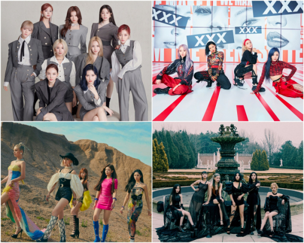 ▲트와이스·마마무·(여자)아이들·ITZY(사진제공=각 소속사)