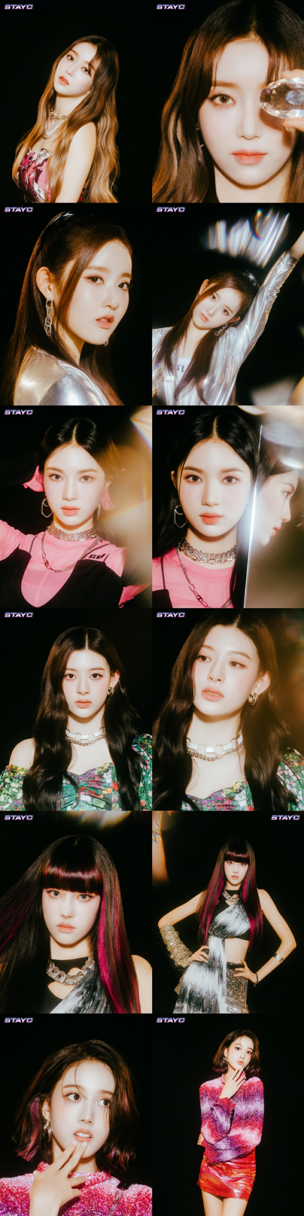 ▲STAYC 수민-시은-아이사-세은-윤-재이 (사진=하이업엔터테인먼트 제공)