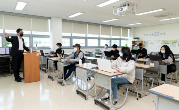 ▲한국농수산대학은 26일부터 3학년을 대상으로 제한적인 대면 수업을 진행하고 있다. (사진제공=한국농수산대학)