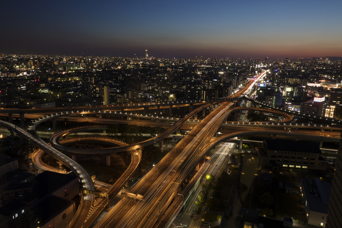 ▲일본 오사카시 전경. 오사카시를 폐지하고 4개 특별 행정구를 설치하는 오사카도 구상이 1일 실시된 주민투표 결과 부결됐다. 오사카/신화뉴시스
