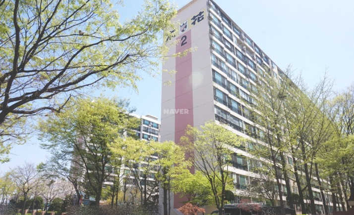 ▲서울 여의도 한강변에 위치한 목화아파트가 재건축 사업을 위한 정밀안전진단에 들어간다. 사진은 목화아파트 전경. (사진 제공=네이버 부동산)