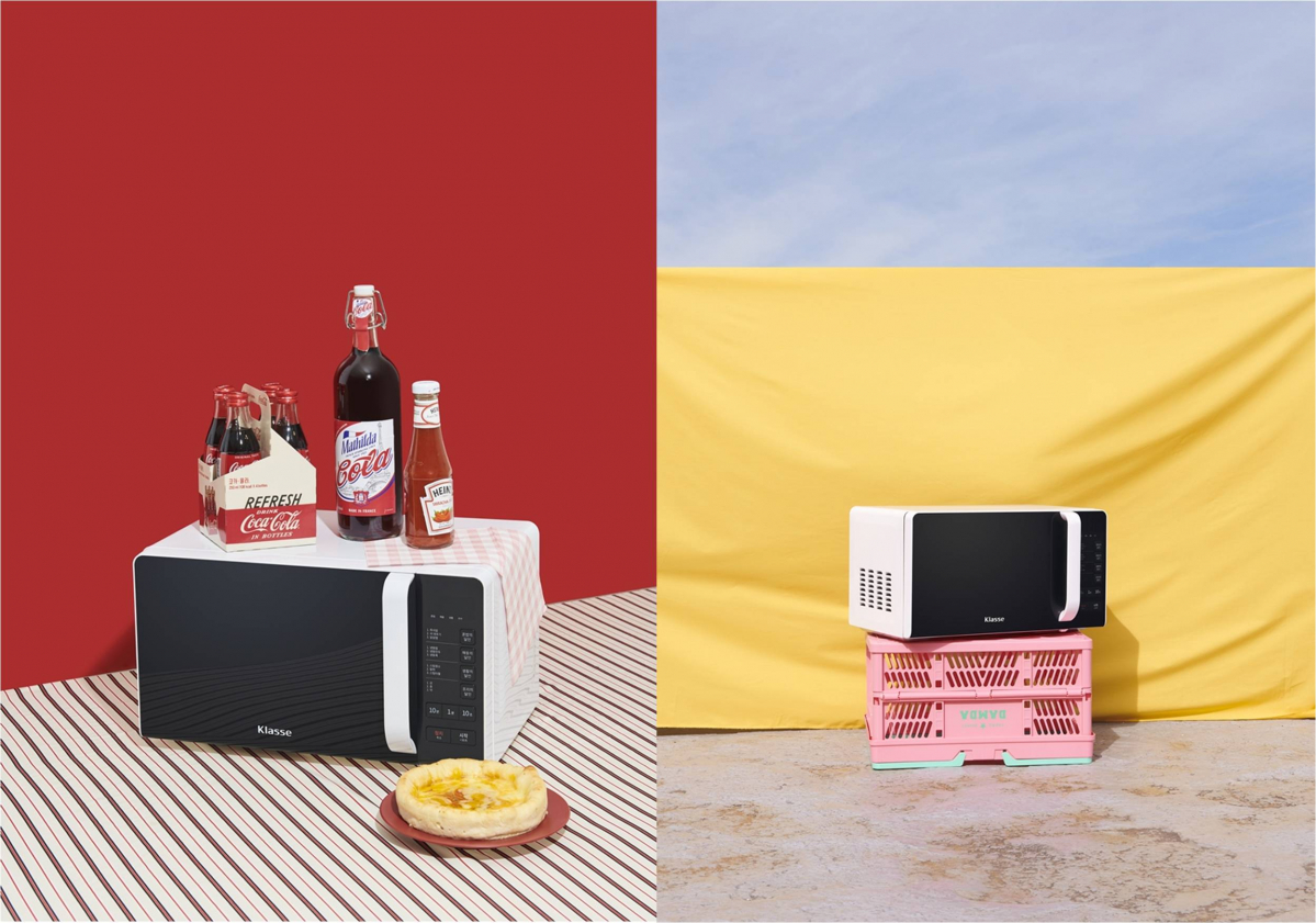 ▲위니아전자가 출시한 전자레인지 신모델 2종 (사진제공=위니아전자)