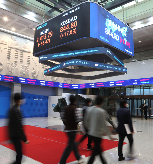 ▲5일 코스피, 코스닥 마감 지수(사진제공=한국거래소)