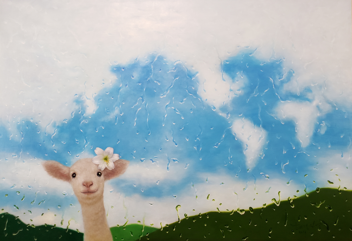 ▲남혜경 작가 작품 '영혼의 향기(2019년 작) (사진제공=남혜경 작가)