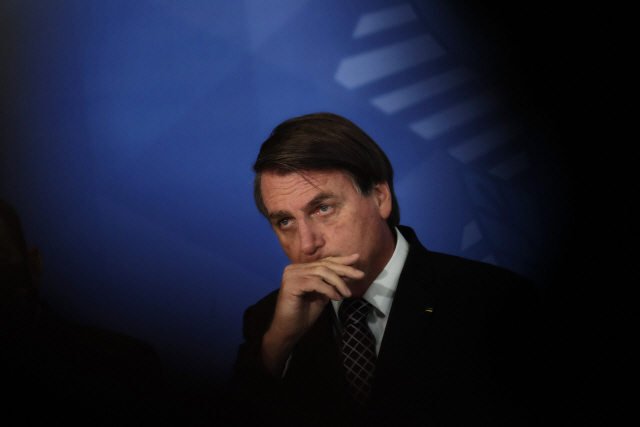 ▲자이르 보우소나루 브라질 대통령. (연합뉴스)