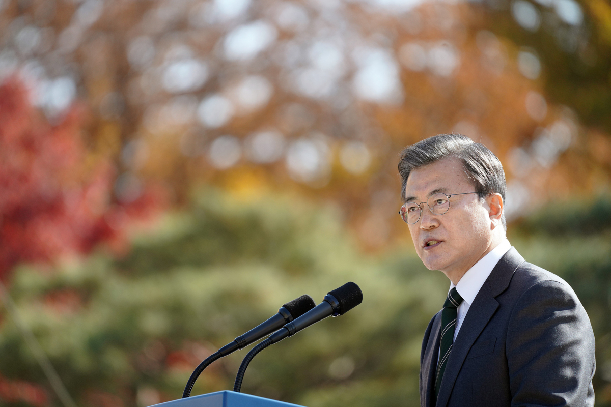 ▲기념사 하는 문 대통령 (연합뉴스)