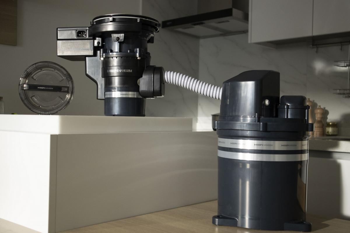 ▲한샘의 음식물 처리기 오큐(O' Cue). (사진제공=한샘)