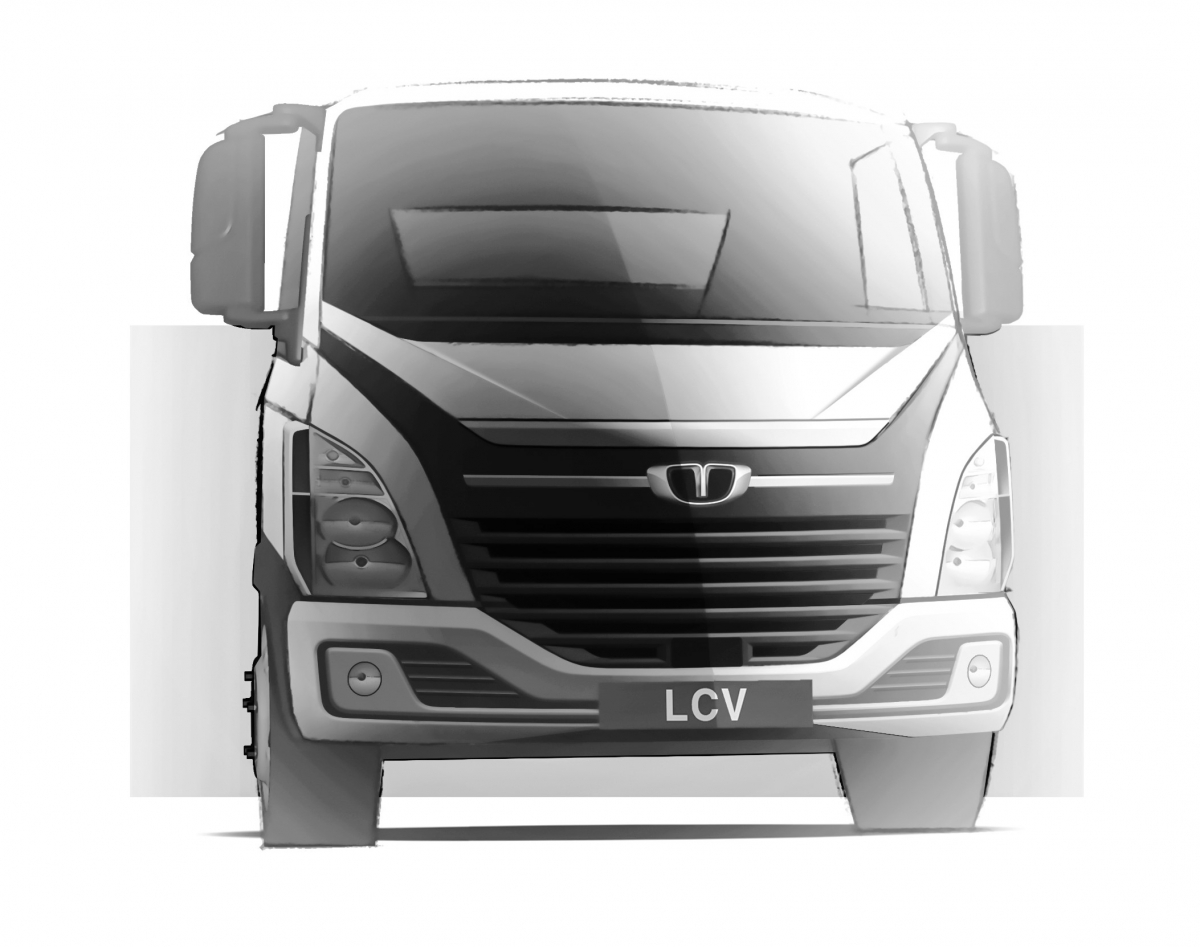 ▲타타대우상용차가 내달 출시 예정인 준중형 트럭의 이름을 ‘더 쎈(the CEN)’으로 확정하고 렌더링 이미지를 공개했다.  (사진제공=타타대우상용차)