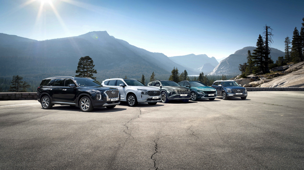 ▲현대자동차가 14일부터 28일까지 전국 주요 거점에서 인기 SUV 제품군을 전시한다. (사진제공=현대차)