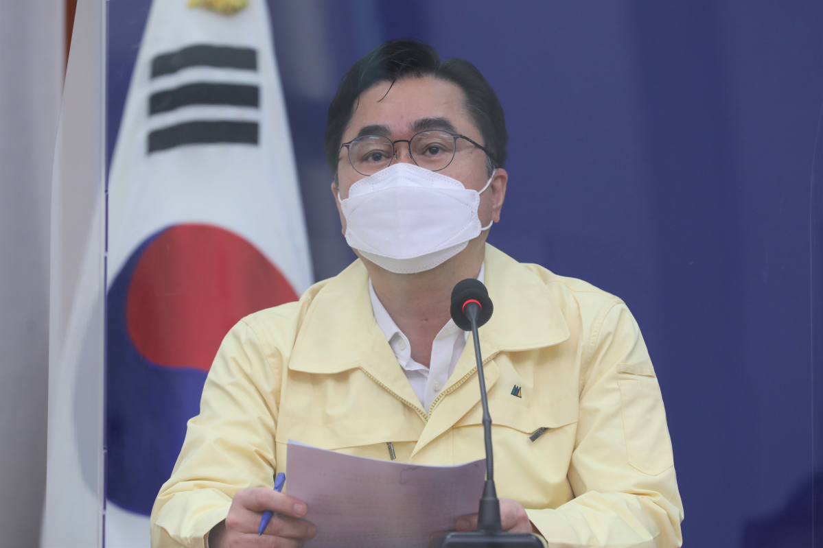 ▲김종민 더불어민주당 최고위원이 9월 25일 오전 서울 여의도 국회에서 열린 최고위원회의에서 발언을 하고 있다. (공동취재사진단)