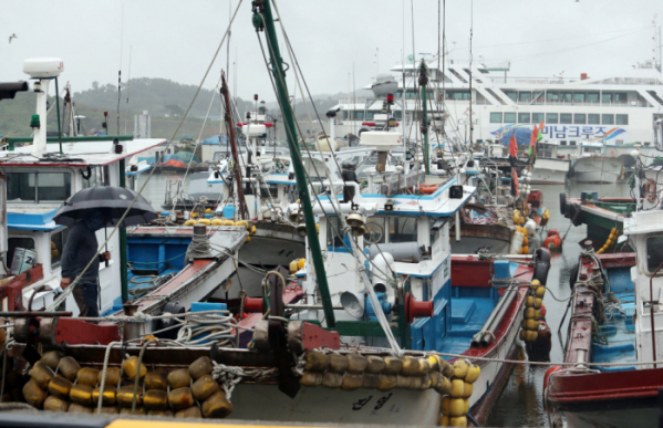 ▲전남 여수시 국동항에 어선들이 정박해 있다.  (연합뉴스)