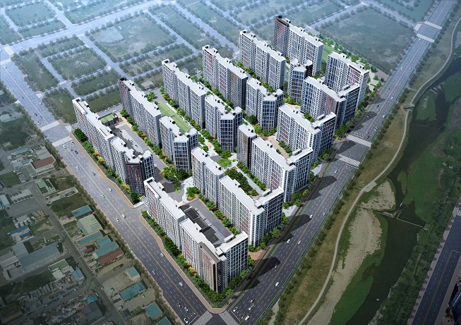 ▲현대건설 ‘힐스테이트 포항’ 아파트 조감도. (현대건설)