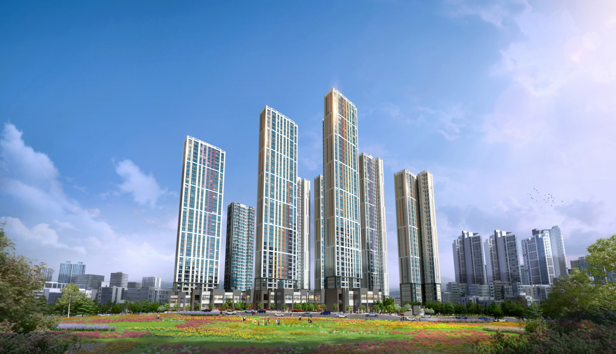 ▲'범어 마크써밋' 투시도.