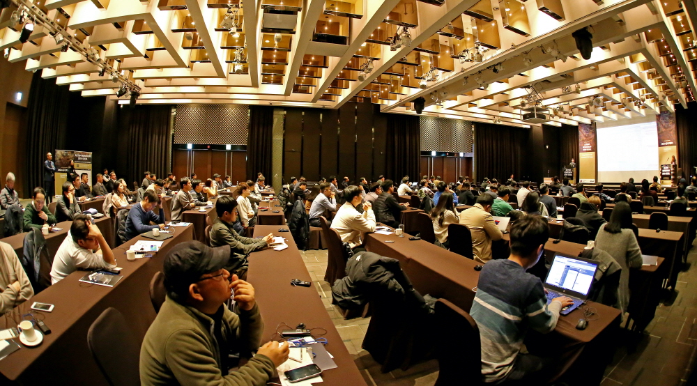 ▲‘알티움 로드쇼 2019’ 현장 모습.  (사진제공=한컴인텔리전스)