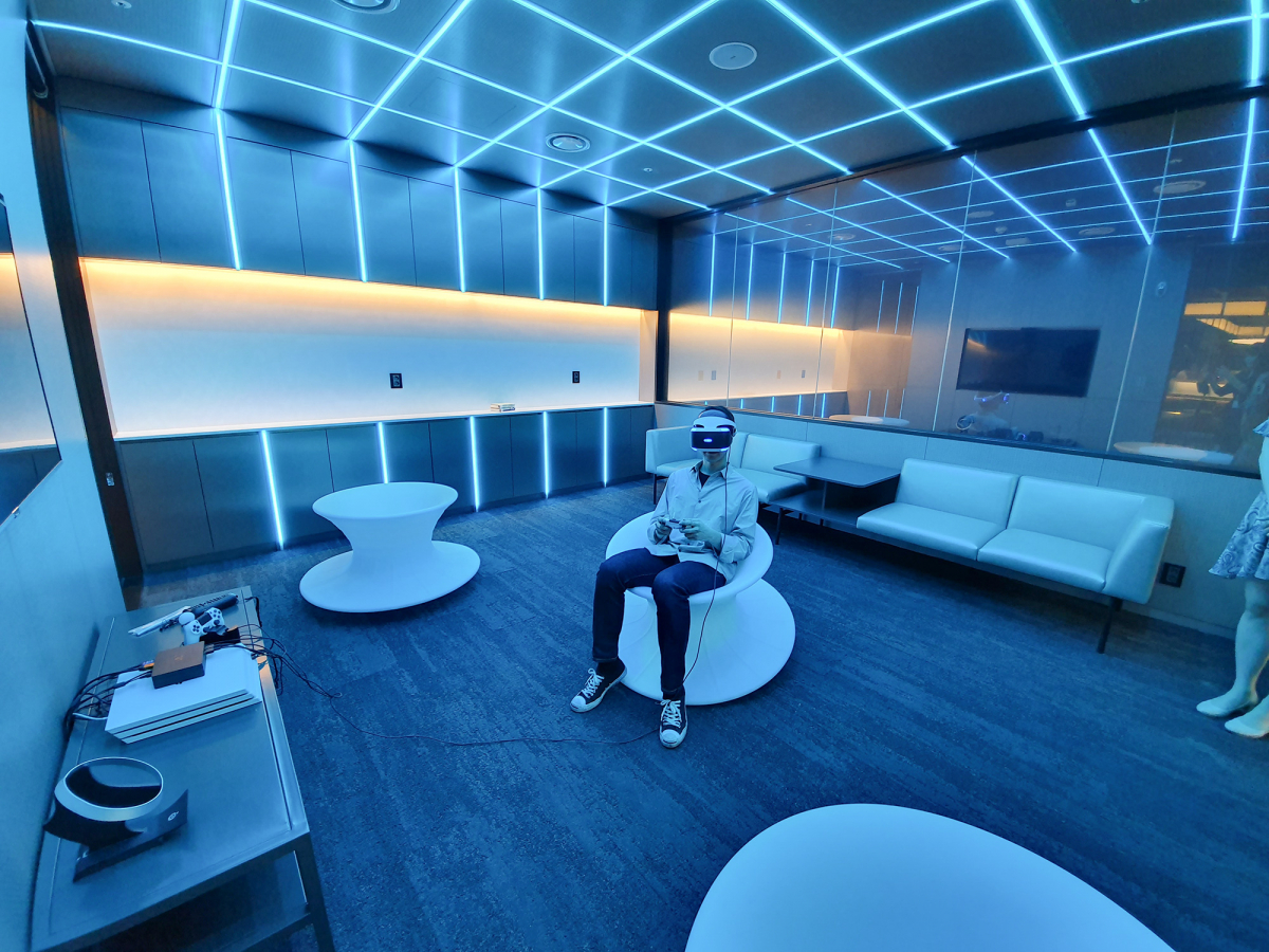 ▲SK이노베이션의 VR존 (사진제공=SK이노베이션)