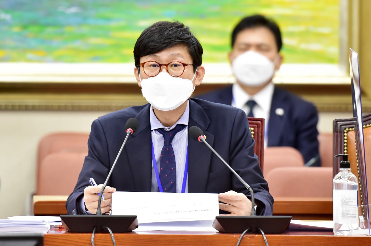 ▲도규상 금융위 부위원장이 24일 서울 여의도 국회에서 열린 정무위원회 법안심사제1소위원회 회의에서 인사말을 하고 있다. (연합뉴스)