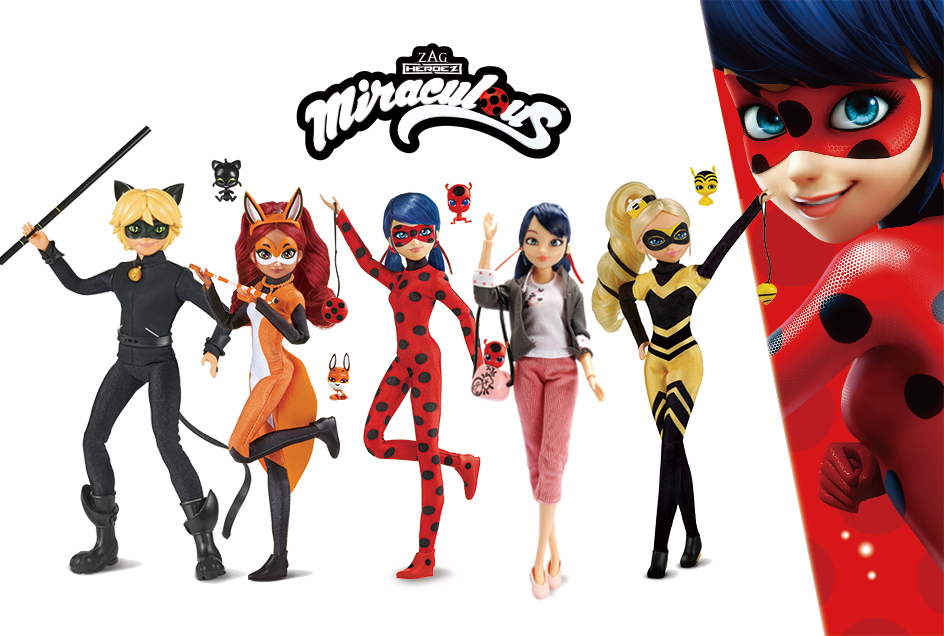 ▲손오공이 ‘미라큘러스: 레이디버그와 블랙캣(이하 미라큘러스)’ 공식 캐릭터 인형을 내달 9일 정식 출시한다.  (출처=손오공)