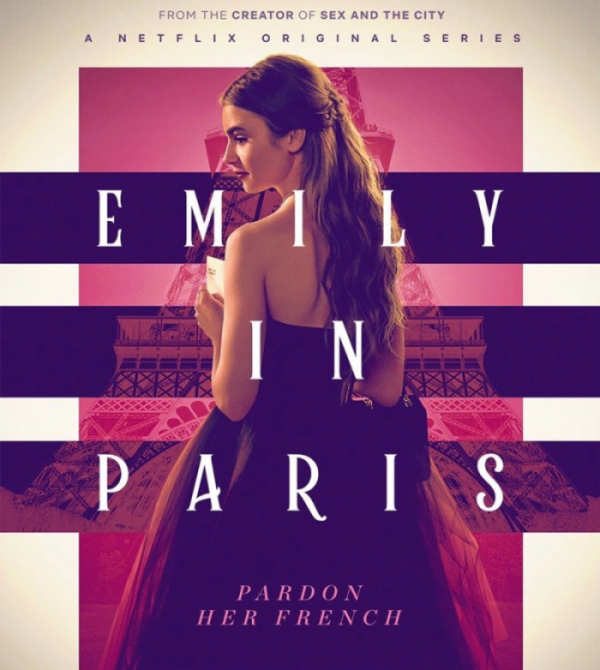 ▲'에밀리, 파리에 가다' 포스터 (출처=넷플릭스)