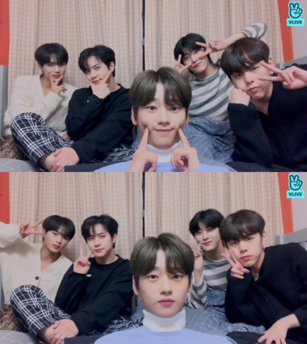 ▲위아이(사진=위엔터테인먼트 제공, V LIVE 방송 캡처)