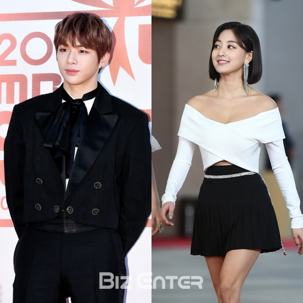 ▲강다니엘 지효(비즈엔터DB)