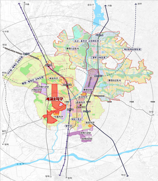 ▲오산세교2 위치도. (LH)