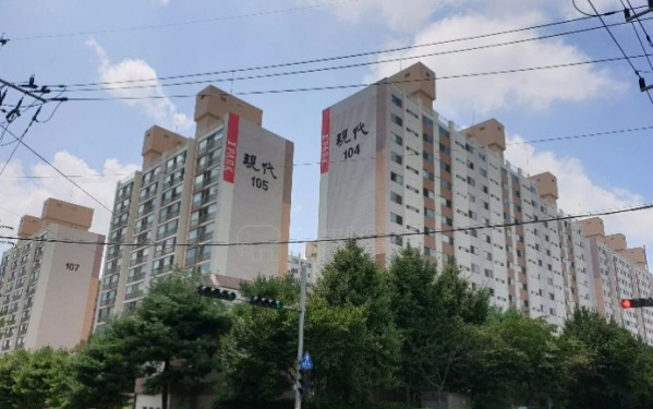 ▲경기 김포시 통진읍 마송리 134 현대아파트. (사진 제공=지지옥션)