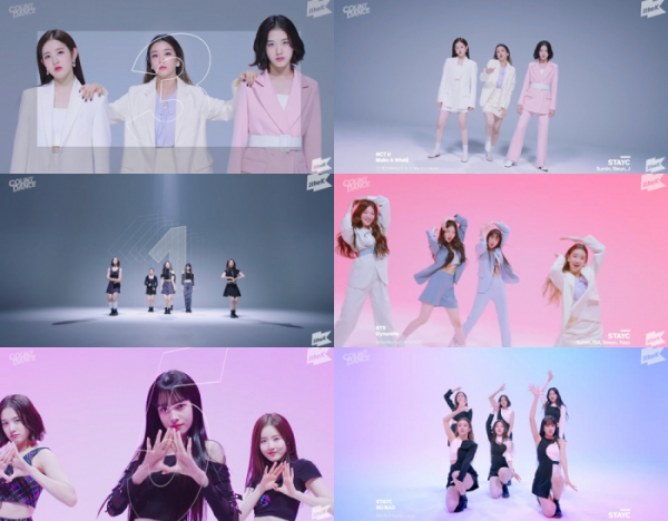 ▲STAYC(스테이씨)(사진=원더케이 오리지널 ‘카운트댄스’ 영상 캡처)