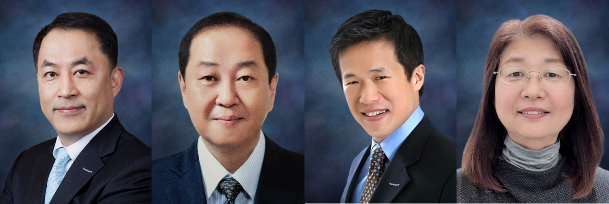 ▲왼쪽부터 삼양그룹이 외부 영입한 강호성 삼양사 화학그룹장, 이상윤 삼양사 CTO, 서휘원 삼양사 AM BU 영업PU장, 정우경 삼양사 식품바이오연구소장. (사진=삼양그룹)