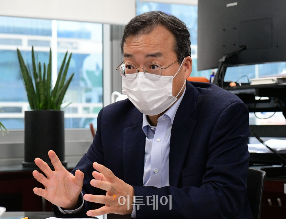 ▲정상택 광화문광장추진단장은 "계획대로 하지 않으면 직무유기"라고 강조했다. (고이란 기자 photoeran@)