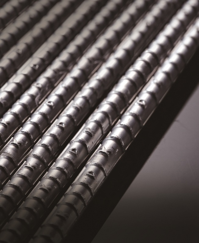 ▲동국제강이 생산한 철근 제품. (사진제공=동국제강)