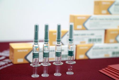 ▲중국이 개발 중인 코로나19 백신 샘플 (사진=연합뉴스)