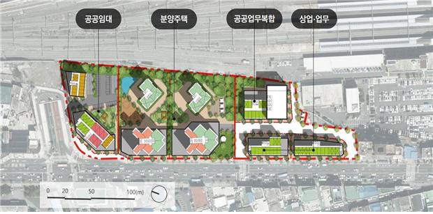 ▲토지이용구상안 (국토교통부)
