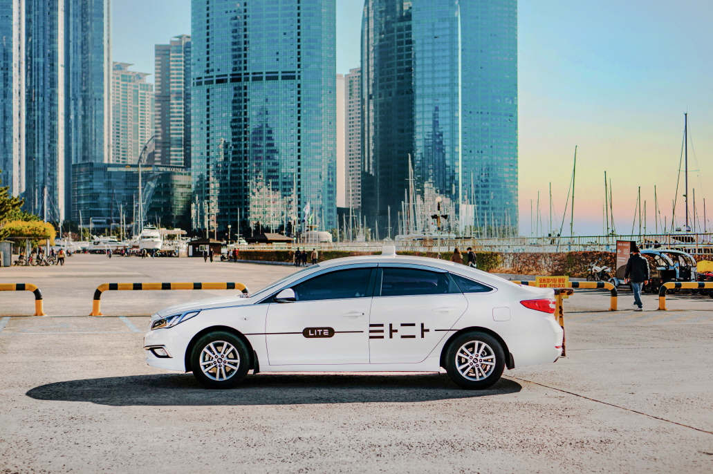 ▲타다 라이트 부산지역 서비스 이미지. (사진제공=VCNC)