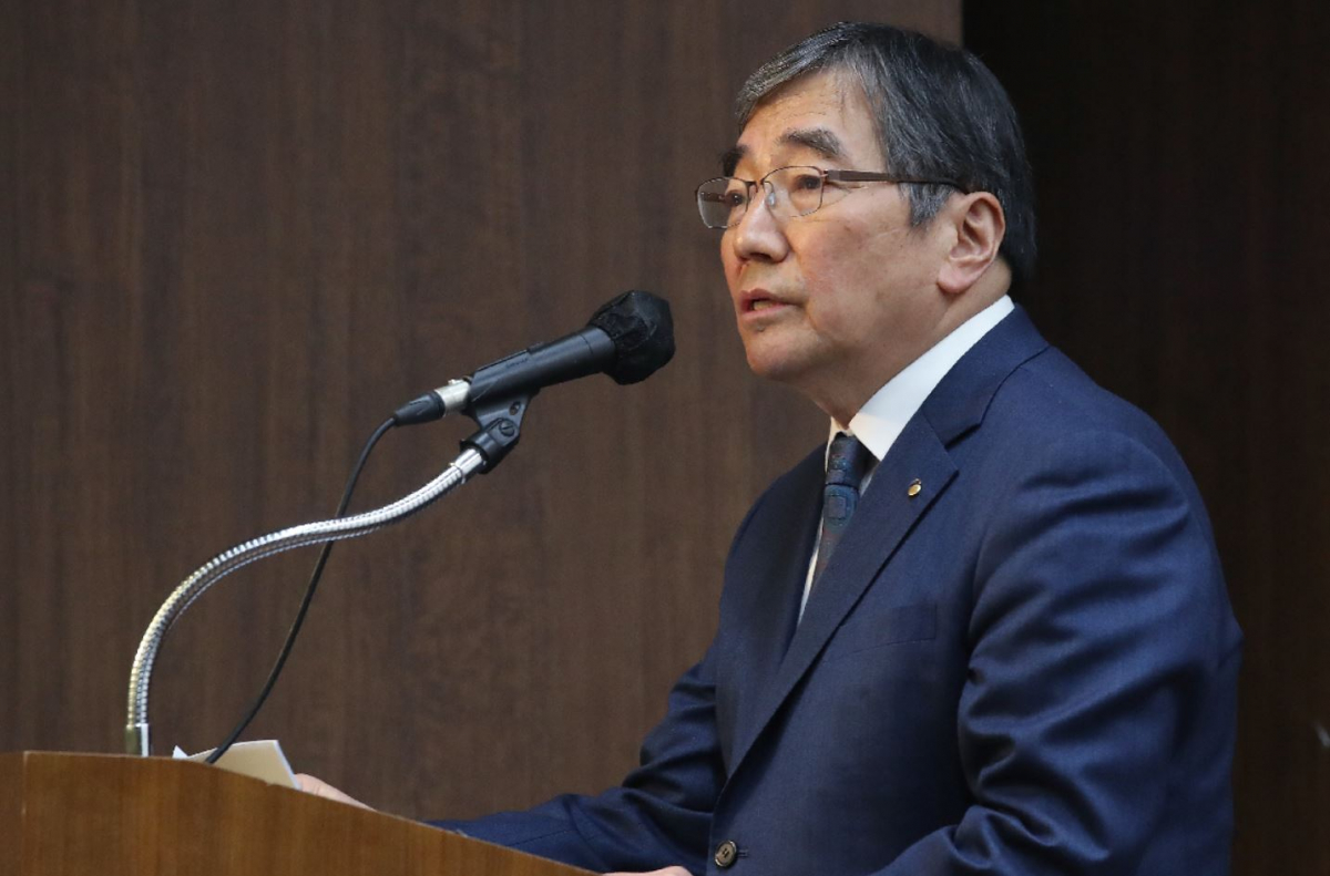 ▲윤석헌 금융감독원장이 7일 오후 서울 중구 은행회관에서 열린 '기업부문 취약성: 진단과 과제 심포지엄'에서 축사를 하고 있다.  (연합뉴스)