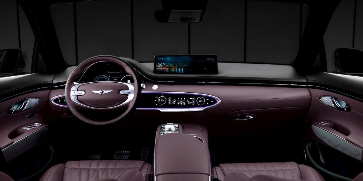 ▲제네시스 GV70 내부. (사진제공=KT)