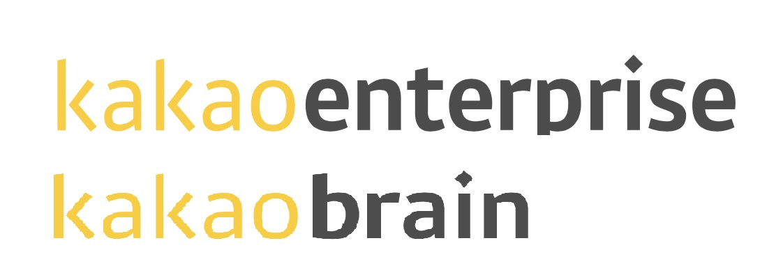 ▲카카오엔터프라이즈, 카카오브레인 CI. (사진제공=카카오)