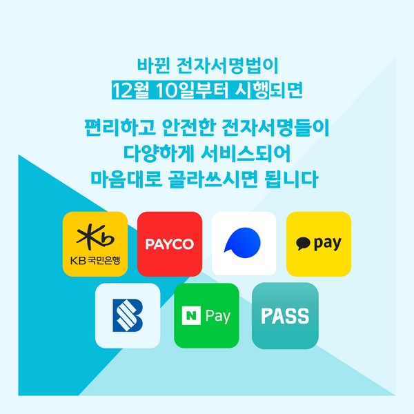 ▲공인인증서를 폐지하고 민간인증서를 도입한다. (사진제공=과학기술정보통신부)