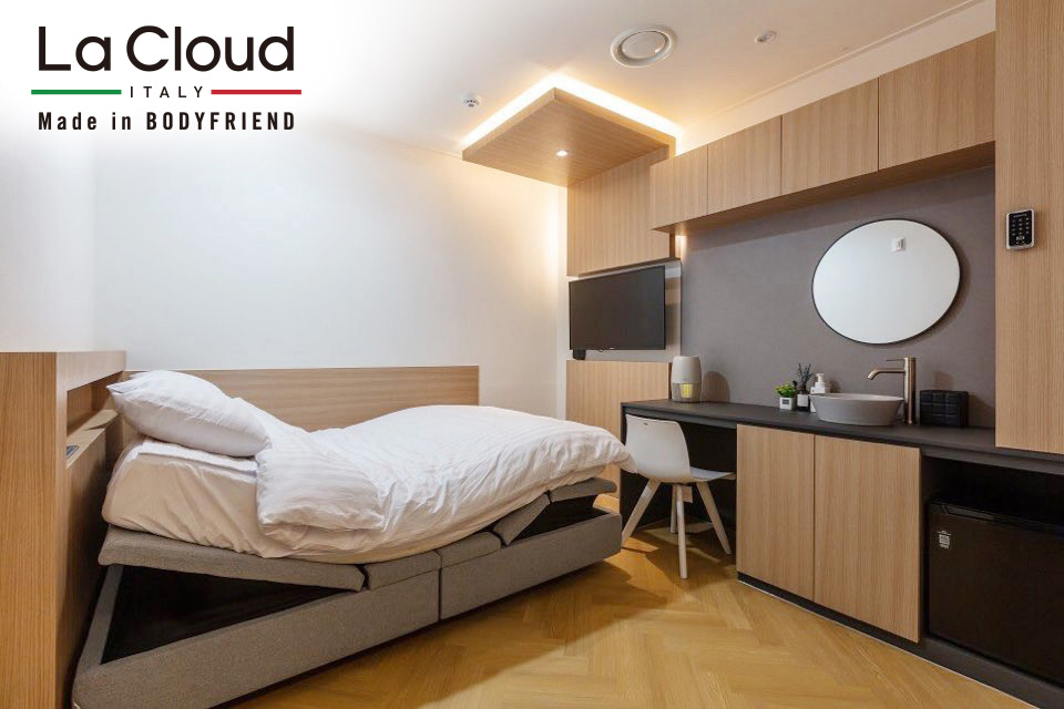 ▲바디프랜드의 이태리 천연 라텍스 침대 ‘라클라우드(La Cloud)’ (출처=바디프랜드)