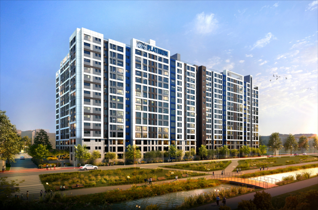 ▲쌍용건설, 서울 송파구 오금 아남 아파트 투시도 (자료제공=쌍용건설)