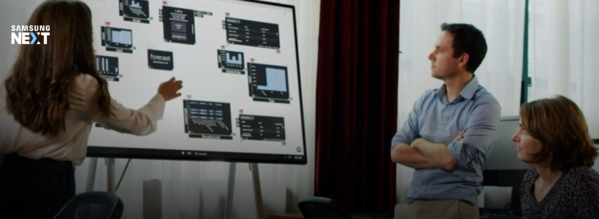 ▲삼성넥스트가 빅데이터 관련 스타트업인 '아인블릭'에 투자했다. (삼성넥스트 홈페이지)