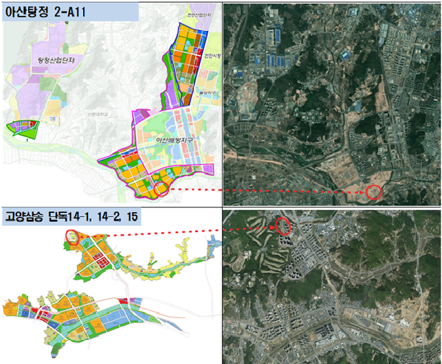 ▲'패키지형 주택개발리츠' 사업지 위치도.  (LH)