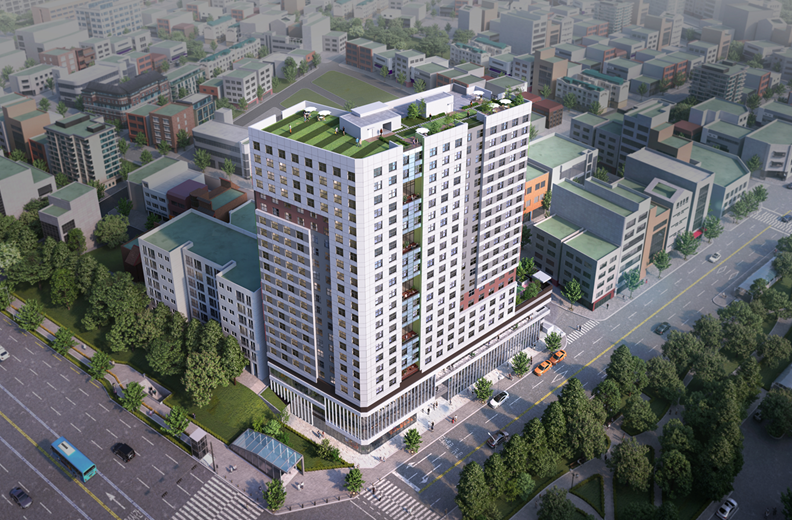 ▲'문정동 역세권 청년주택' 조감도.  (자료 제공=서울시)